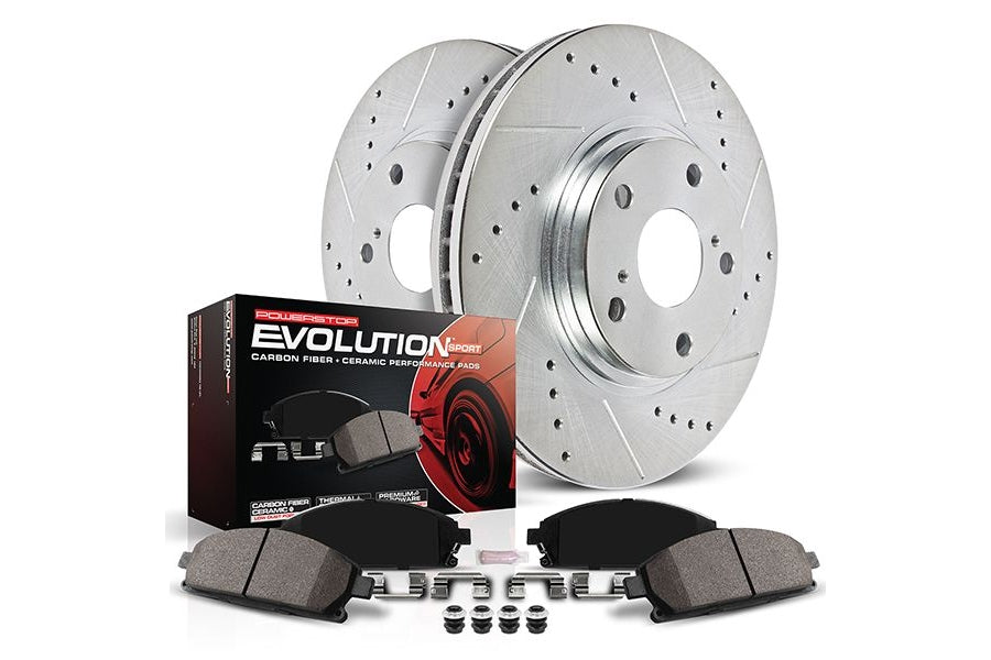 2003-09 Toyota 4Runner & 2005-23 Toyota Tacoma Power Stop Z23 Evolution Sport Brake Upgrade Kit, Front