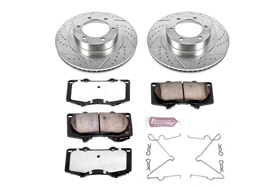 2003-09 Toyota 4Runner Power Stop Z36 Truck & Tow Front Brake Upgrade Kit