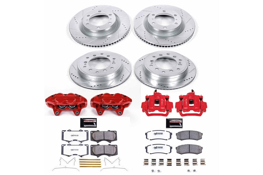 2010-2024 Toyota 4Runner Power Stop Z36 Truck & Tow Brake Upgrade Kit, Front and Rear