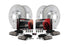 2010-2024 Toyota 4Runner Power Stop Z23 Evolution Sport Brake Upgrade Kit, Front and Rear