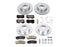 2010-2024 Toyota 4Runner Power Stop Z23 Evolution Sport Brake Upgrade Kit, Front and Rear
