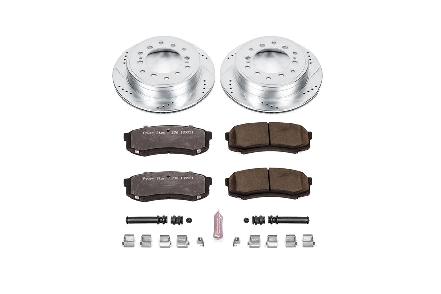 2010-2024 Toyota 4Runner Power Stop Z36 Truck & Tow Brake Upgrade Kit, Rear