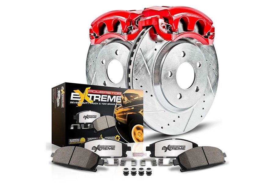 2005-23 Toyota Tacoma & 2003-09 Toyota 4Runner Power Stop Z36 Truck & Tow Brake Upgrade Kit w/ Calipers, Front