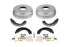 2001-02 Toyota 4Runner Power Stop Z26 Street Warrior Brake Upgrade Kit, Rear