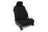 2024-25 Toyota Tacoma PRP Front Seat Covers, Black w/ Red Stitch - Pair