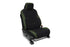 2024-25 Toyota Tacoma PRP Front Seat Covers, Black and Olive Green - Pair