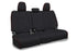 2024-25 Toyota Tacoma PRP Rear Bench Covers, Black w/ Red Stitch