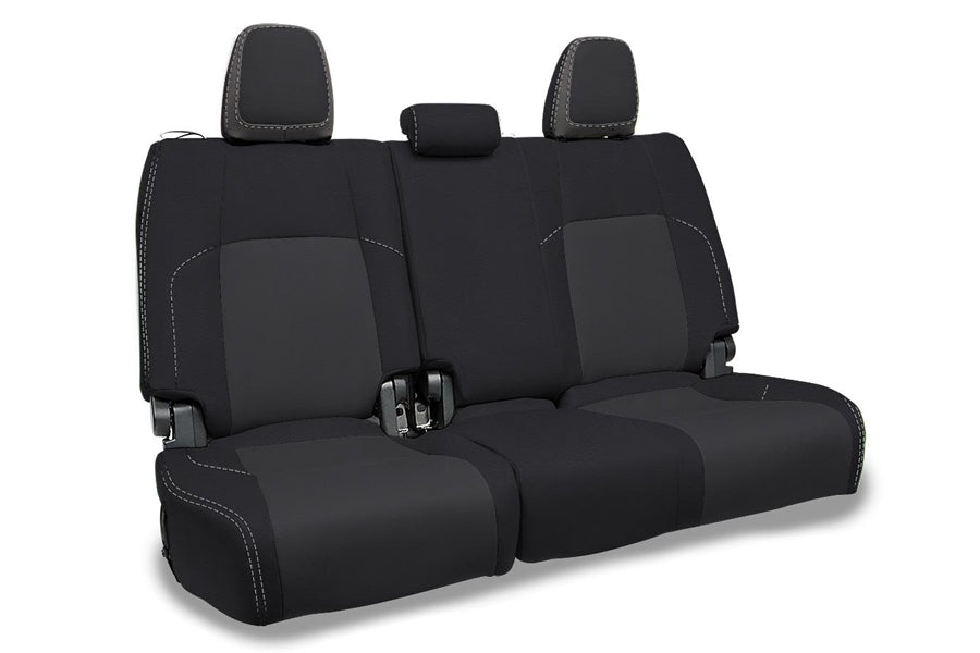2024-25 Toyota Tacoma PRP Rear Bench Covers - Black and Gray
