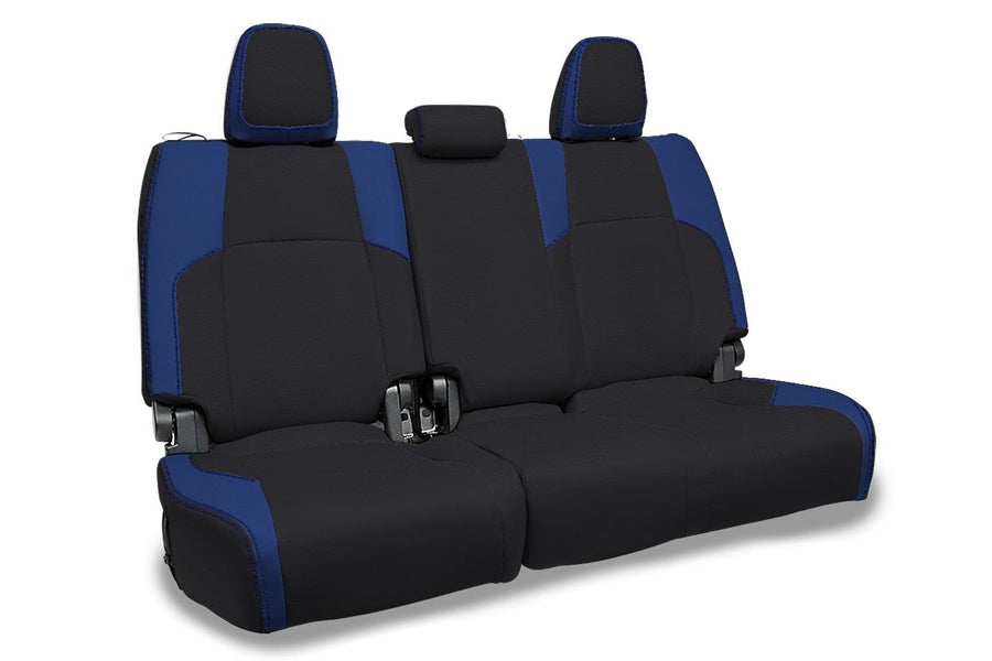 2024-25 Toyota Tacoma PRP Rear Bench Covers - Black and Blue