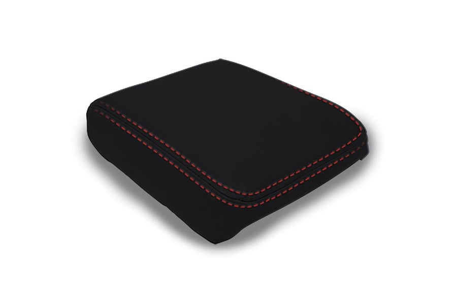 2024-25 Toyota Tacoma PRP Center Console Cover - Black w/ Red Stitch