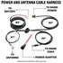 Jeep Wrangler JL & Gladiator JT Rugged Radios Two Way GMRS Mobile Radio Kit - 25 Watt