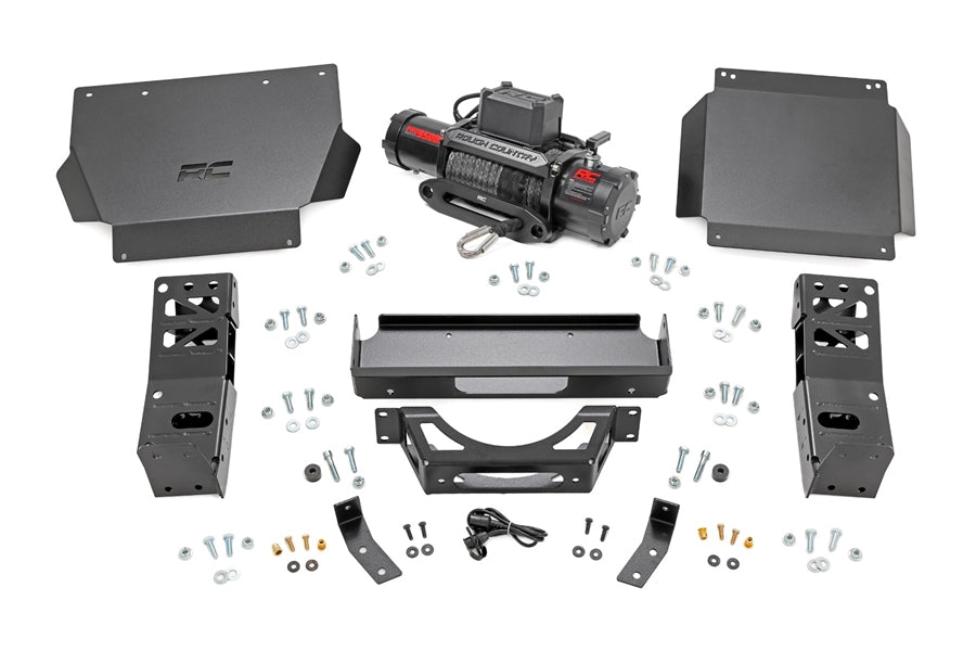 2024-25 Toyota Tacoma Rough Country Hidden Winch Mount w/ PRO9500S Winch