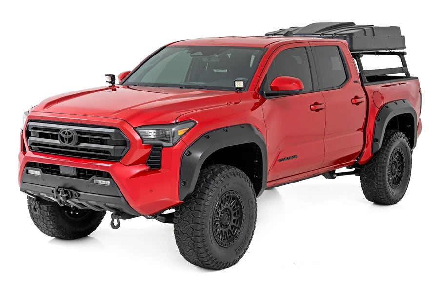 2024-25 Toyota Tacoma Rough Country Black Series LED Ditch Light Kit (Spot Beam)