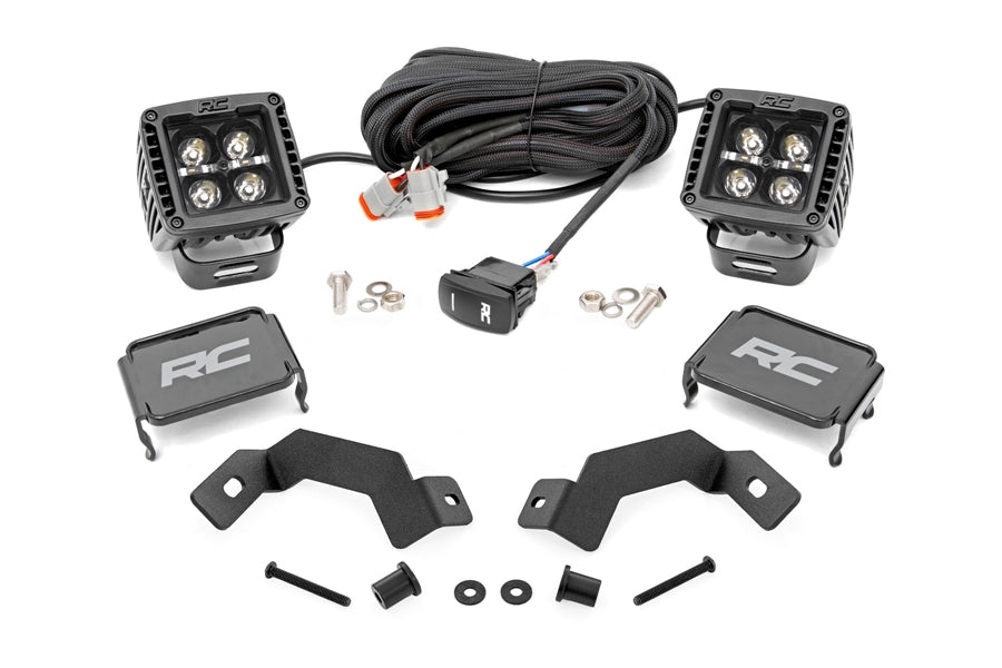 2024-25 Toyota Land Cruiser Rough Country Black Series LED Light Kit (White DRL)