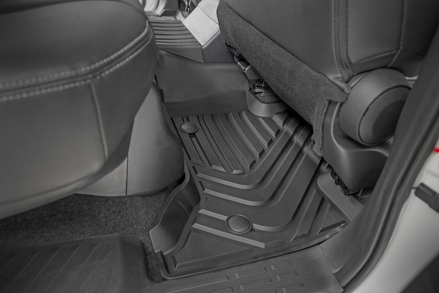 2024-25 Toyota Land Cruiser Rough Country Front and Rear Flex-Fit Floor Mats
