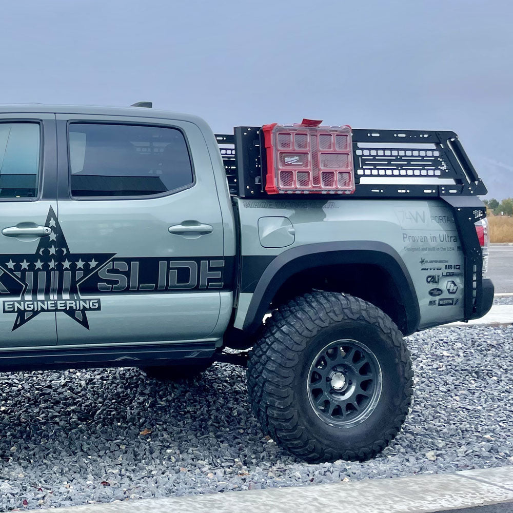 2016-23 Toyota Tacoma Rock Slide Engineering Overland Rack Basic Kit
