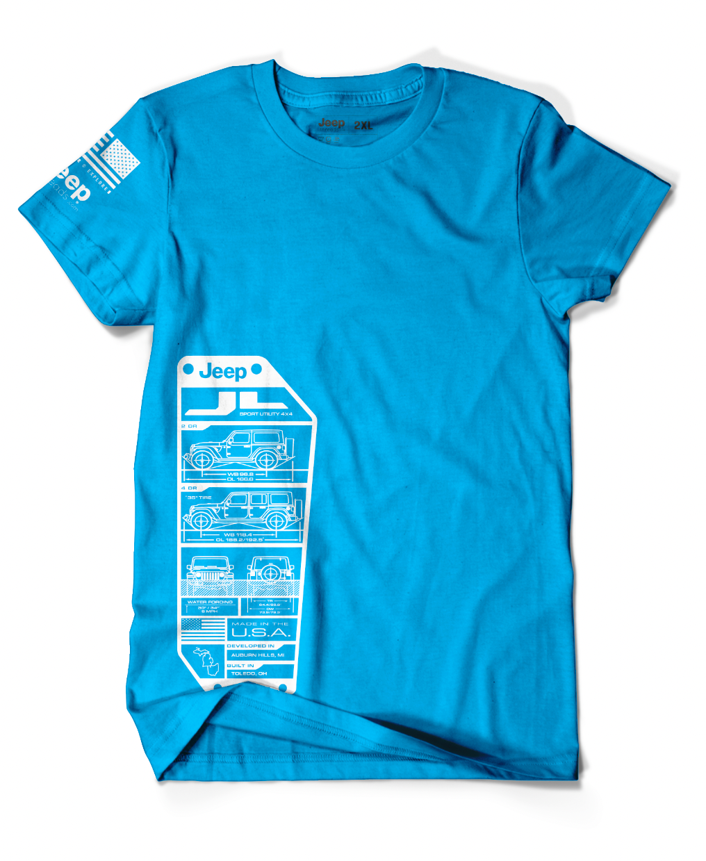 JL SPEC Graphic T-Shirt - Electric Blue