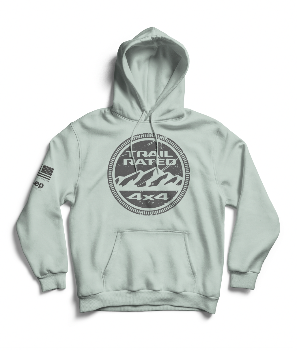 Trail Rated 4x4 Hoodie - Dusty Sage