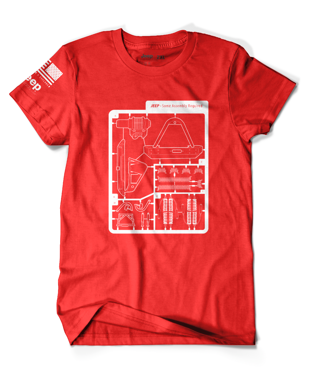 Some Assembly Required T-Shirt - Red