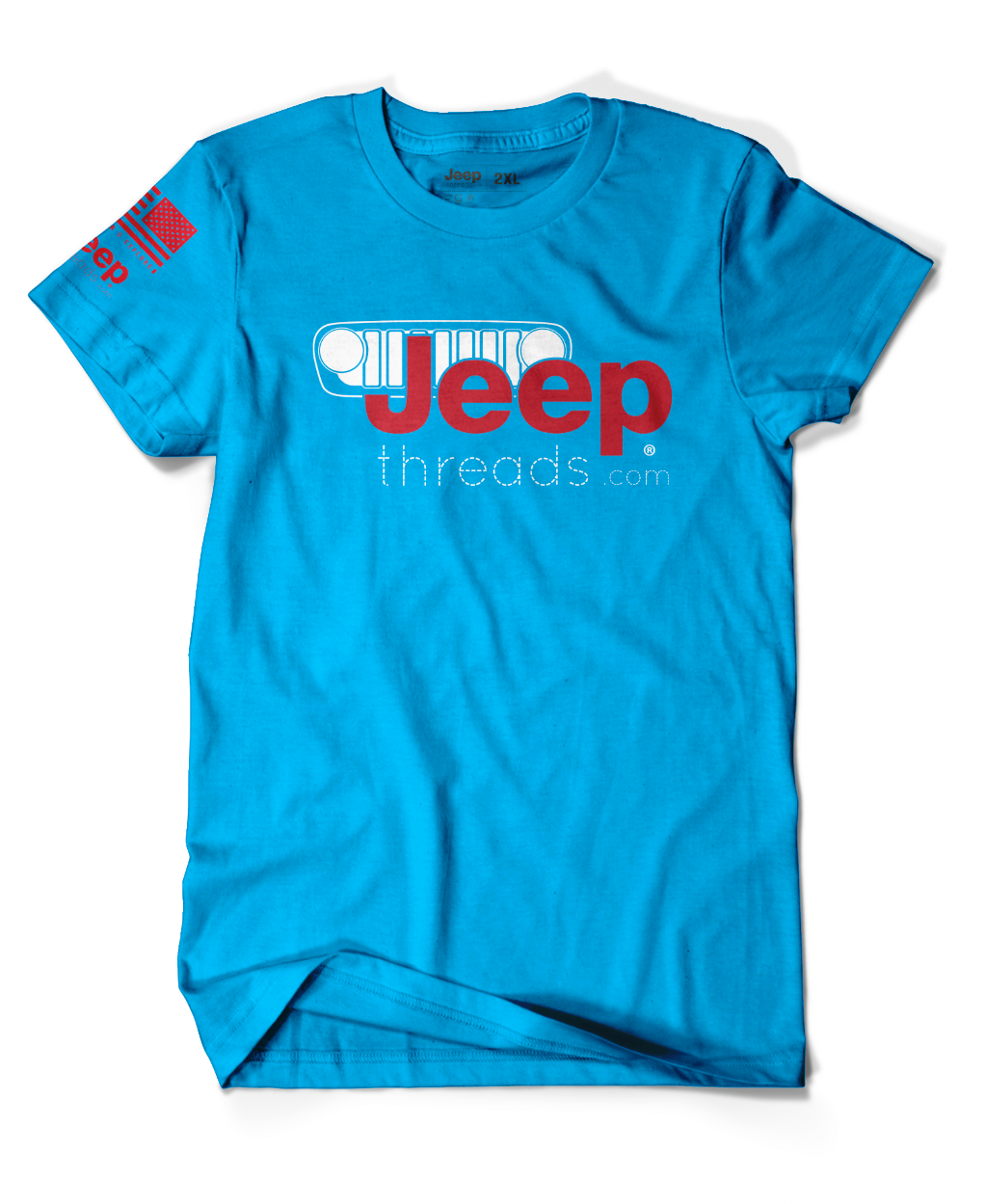 Original Jeep Threads T-Shirt - Electric Blue