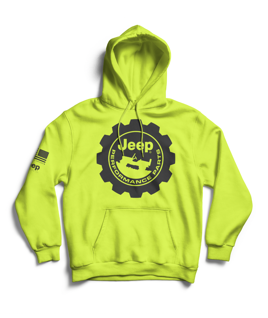 Jeep Performance Parts Hoodie - High Vis Yellow