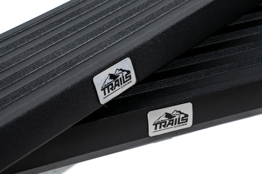 Ford F-150 2015-2024 & F-250/350/450/550 Super Duty 2017-2024, TRAILS by Grimm I4 Running Boards, Super Cab, Aluminum, view 4