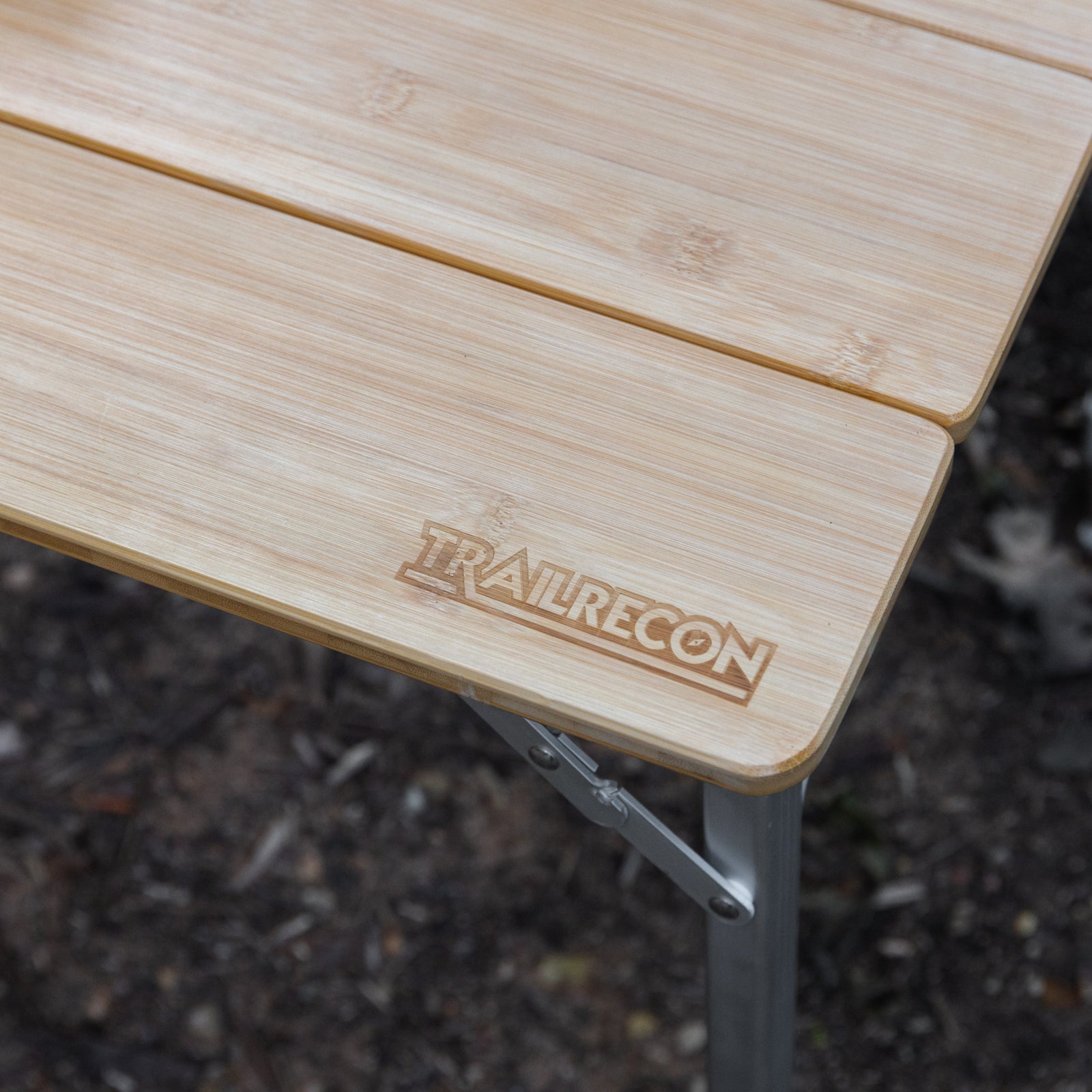 TrailRecon Folding Bamboo Overland Table