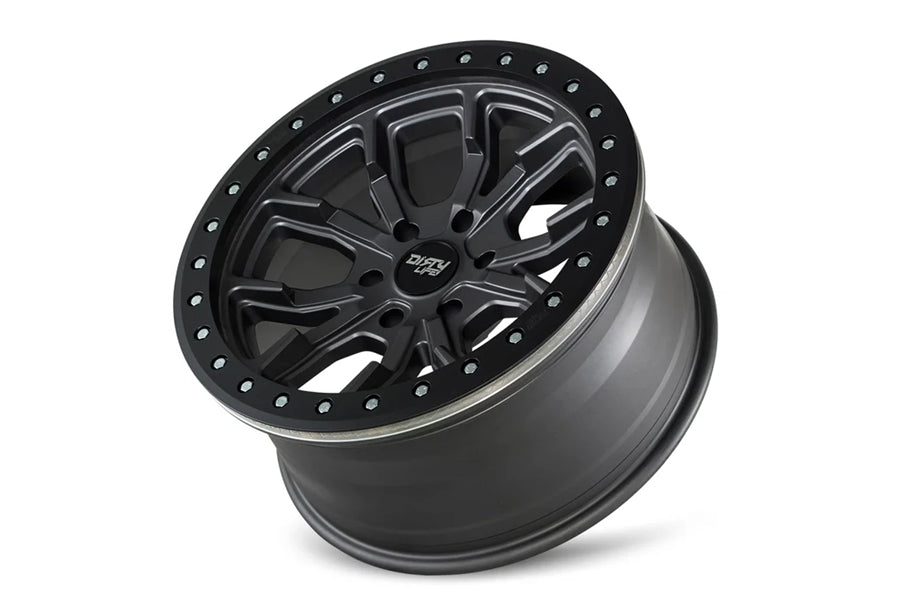 Toyota 4Runner/Tacoma/Tundra Dirty Life DT-1 9303 Beadlock Wheel, 17x9 6x139.7 -12mm - Gunmetal Grey