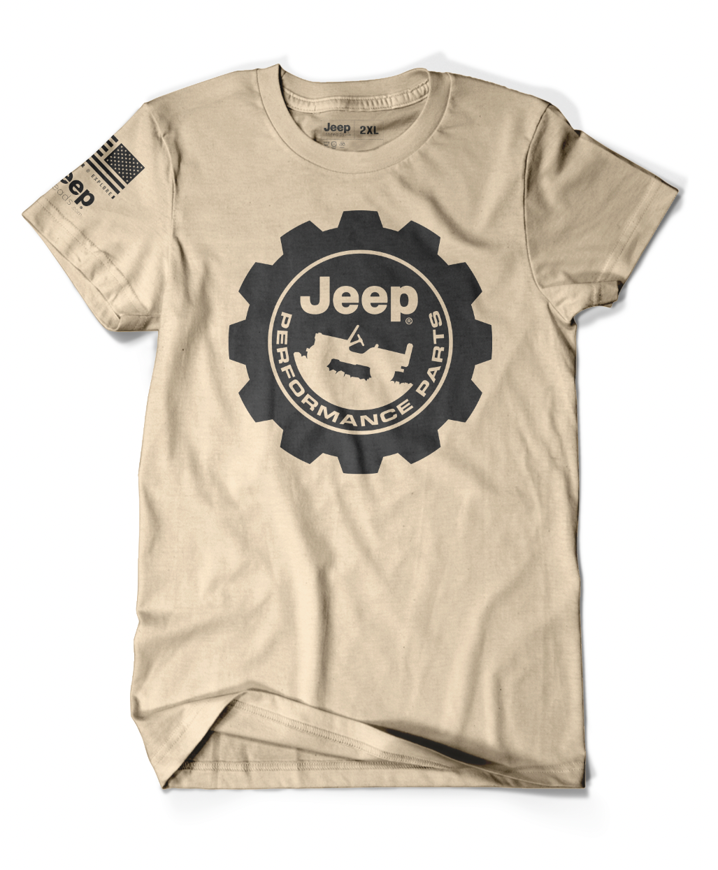Jeep Performance Parts T-Shirt - Tan