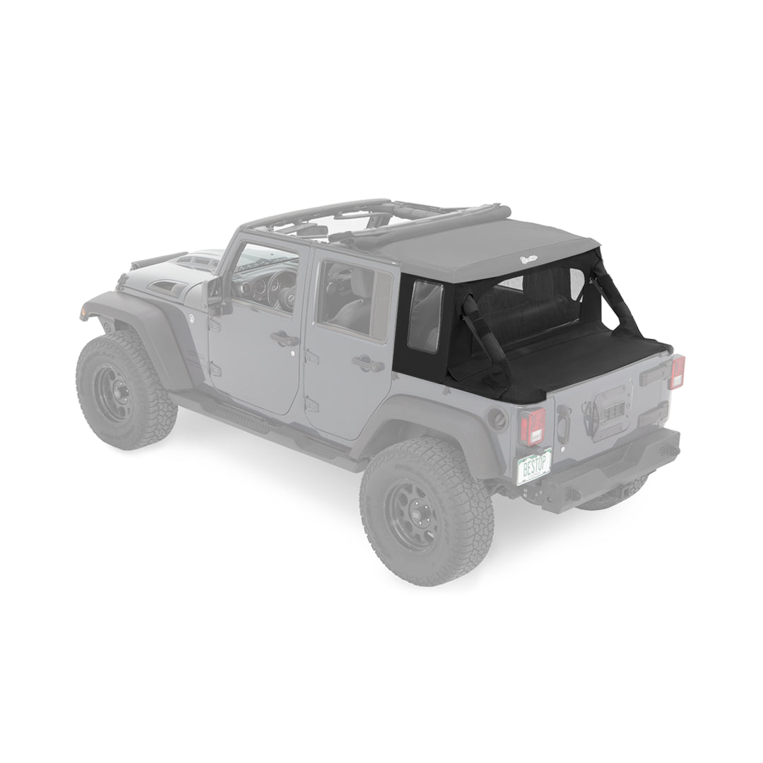 Bestop Halftop Soft Top Conversion Kit - Black Diamond JK 2dr