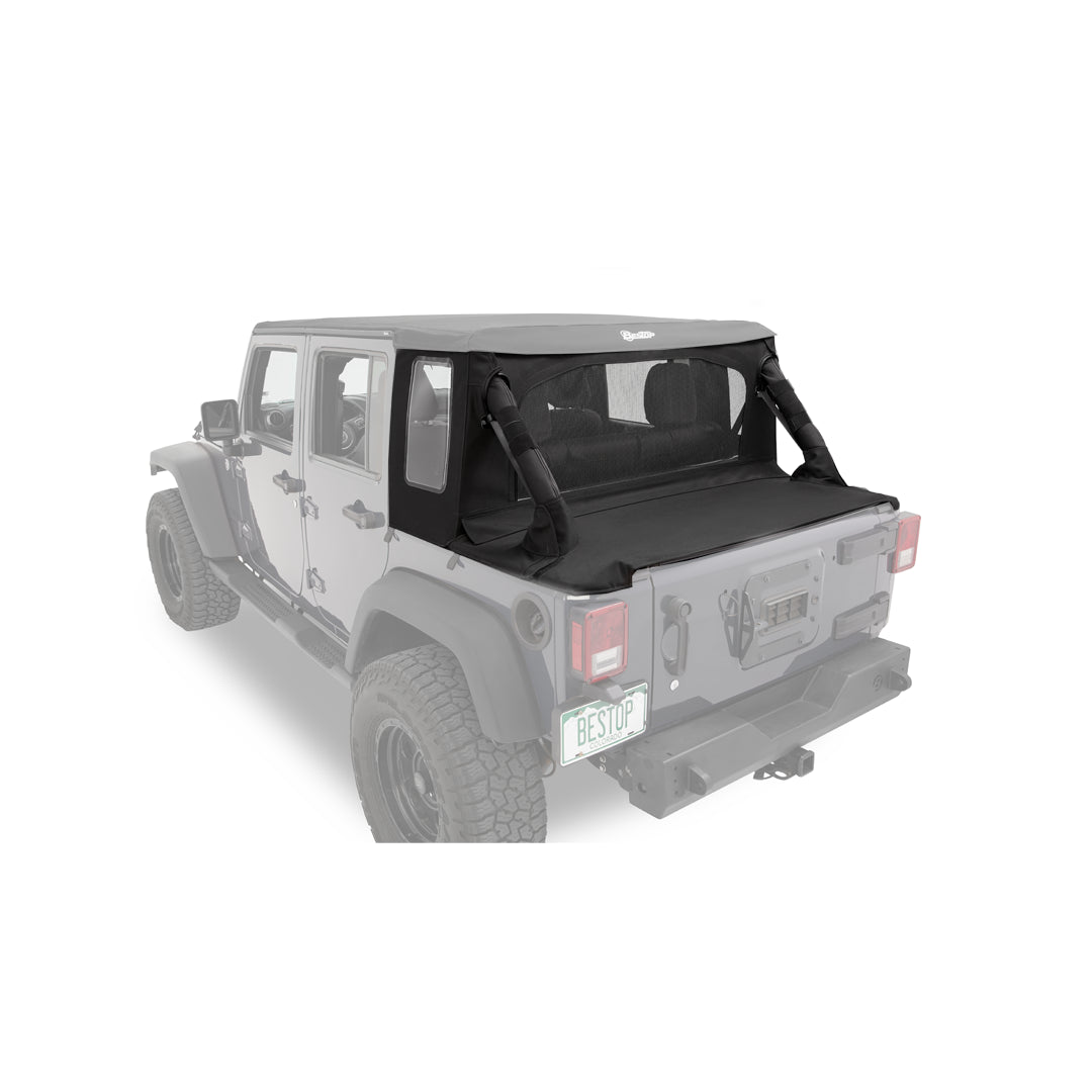 Bestop Halftop Soft Top Conversion Kit - Black Diamond JK 2dr