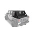 Bestop Halftop Soft Top Conversion Kit - Black Diamond JK 2dr