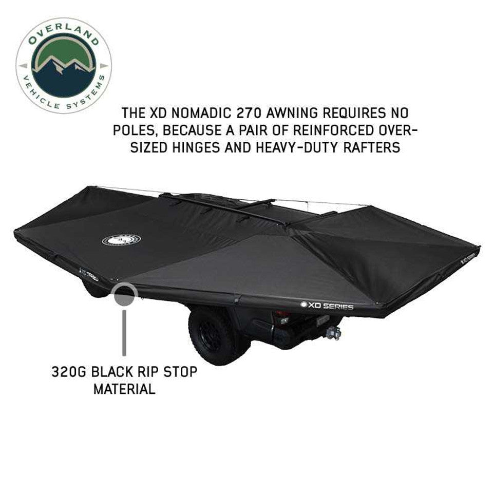 Overland Vehicle Systems XD Nomadic 270 Degree Awning W/Lights