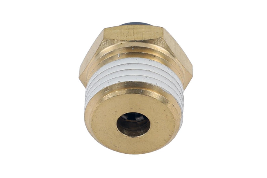 AccuAir Suspension Straight Fitting (3/8in DOT/PTC - 1/2in NPT)