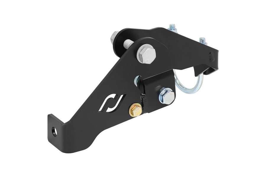 2007-18 Jeep Wrangler JK RockJock High Steer Front Trac Bar and Steering Stabilizer Shock Relocation Bracket (for JL/JT Trac Bar)