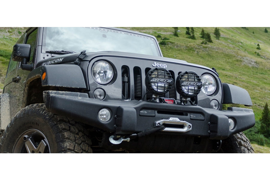 AEV Tubeless Front Bumper, Black - JK