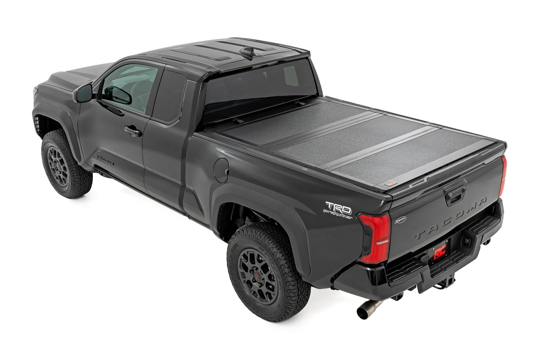 2024-26 Toyota Tacoma 5ft Bed Rough Country Hard Tri-Fold Flip Up Bed Cover