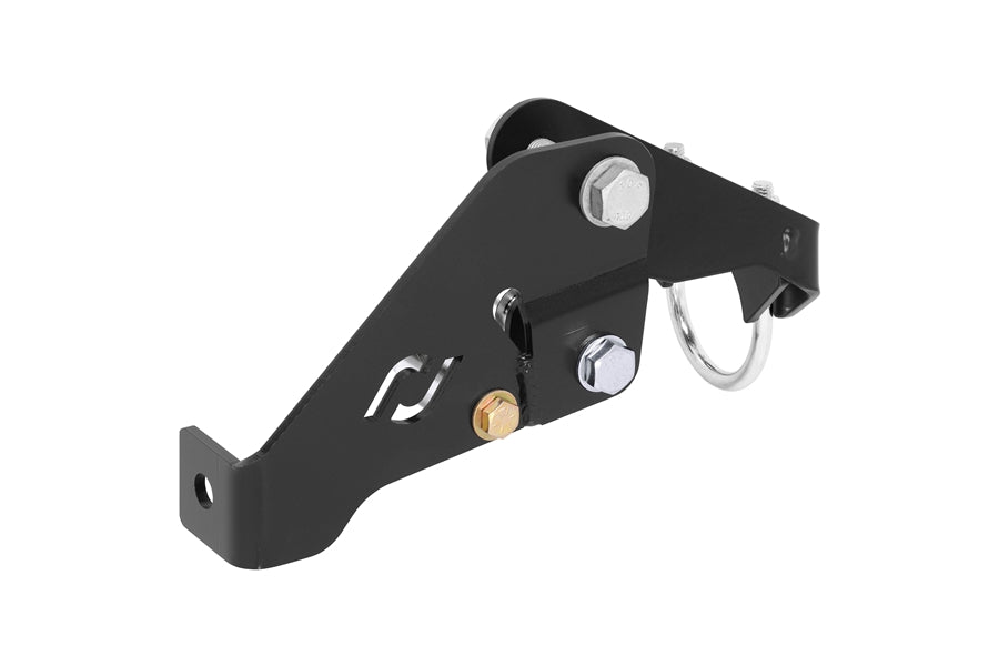 2007-18 Jeep Wrangler JK RockJock Currectlync High Steer Front Trac Bar and Steering Stabilizer Shock Relocation Bracket