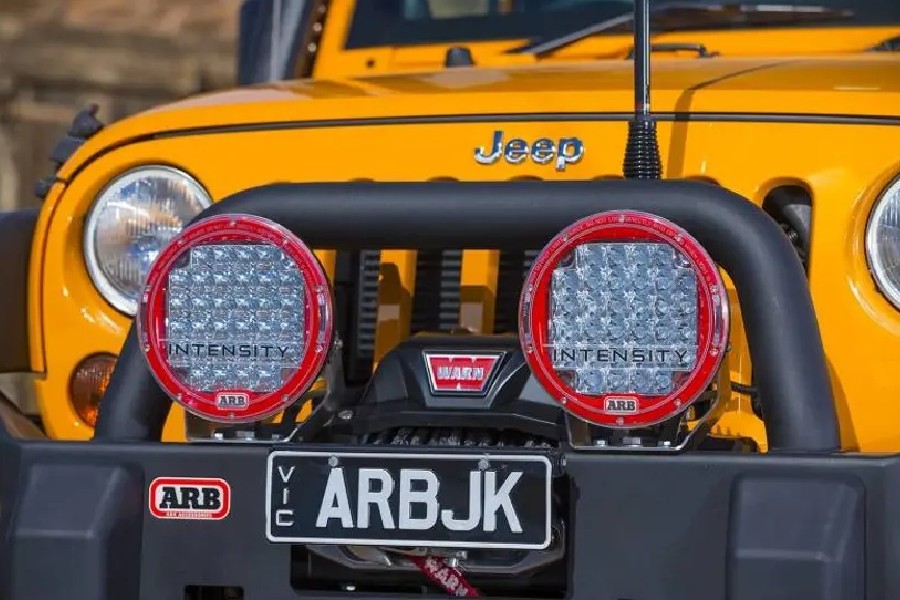 Jeep Wrangler JK ARB Deluxe combination Bull Bar Bumper, Satin Black Powdered | 3450240