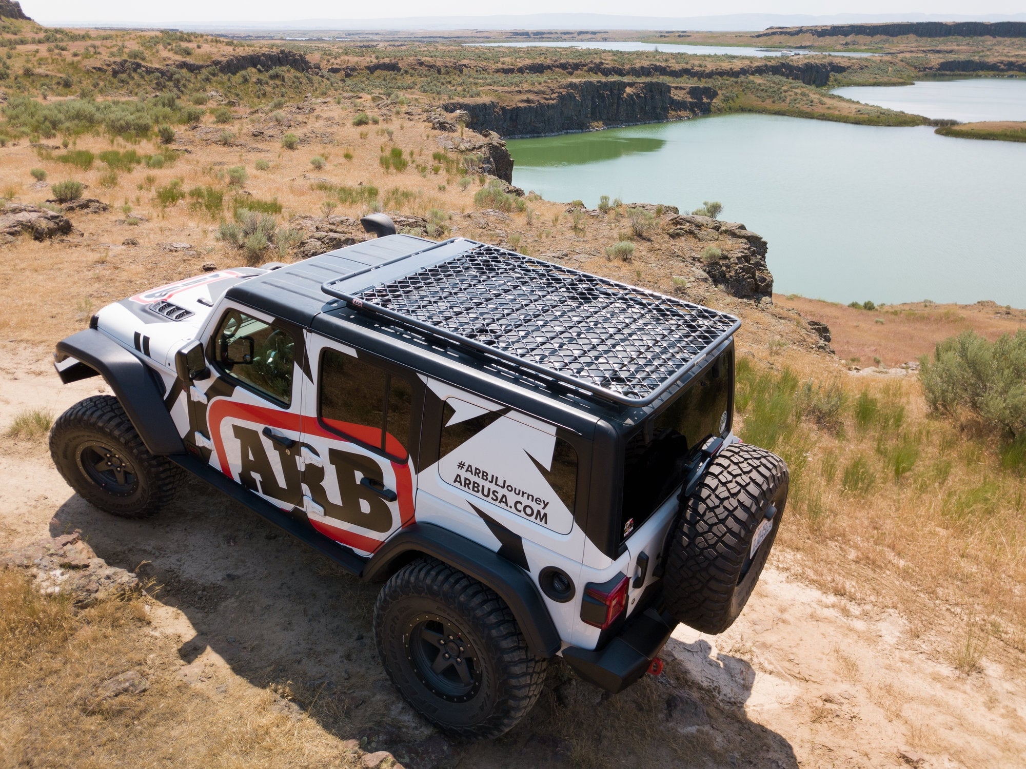 Jeep Wrangler JL 4-Door ARB Alloy - Mesh Roof Rack System | 4913020MKJL