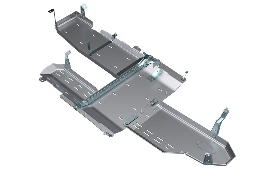 Artec Industries Full Bellypan Skid Plate w/ Oil Door, Aluminum - JL Diesel