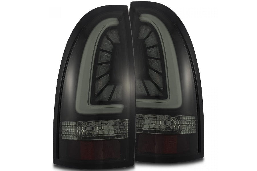 AlphaRex Pro Series LED Tail Lights - Jet Black - Tacoma
