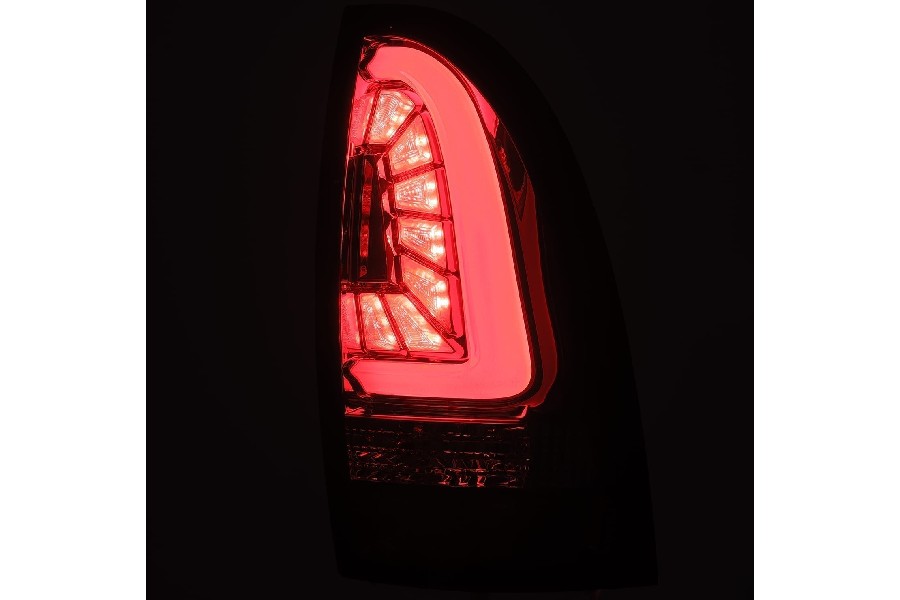 2005-15 Toyota Tacoma AlphaRex Pro Series LED Tail Lights - Red Smoke