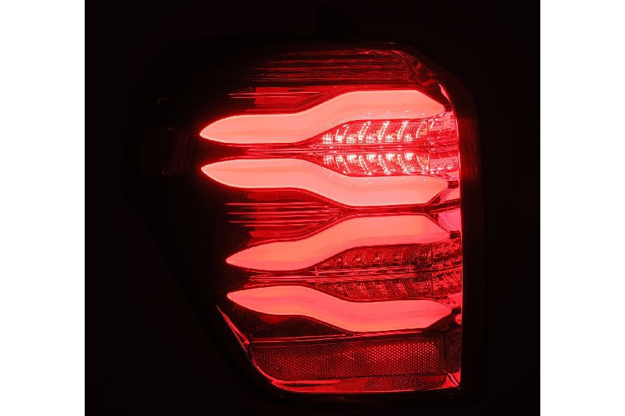 AlphaRex Pro Series LED Tail Lights - Red Smoke - 10-22 Toyota 4Runner