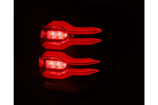 2010-22 Toyota Tacoma AlphaRex Luxx Series LED Tail Lights - Alpha Black