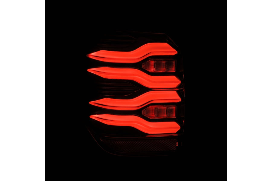 AlphaRex LUXX Series LED Tail Lights, Black-Red - 4Runner 10-22