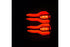 AlphaRex LUXX Series LED Tail Lights, Black-Red - 4Runner 10-22