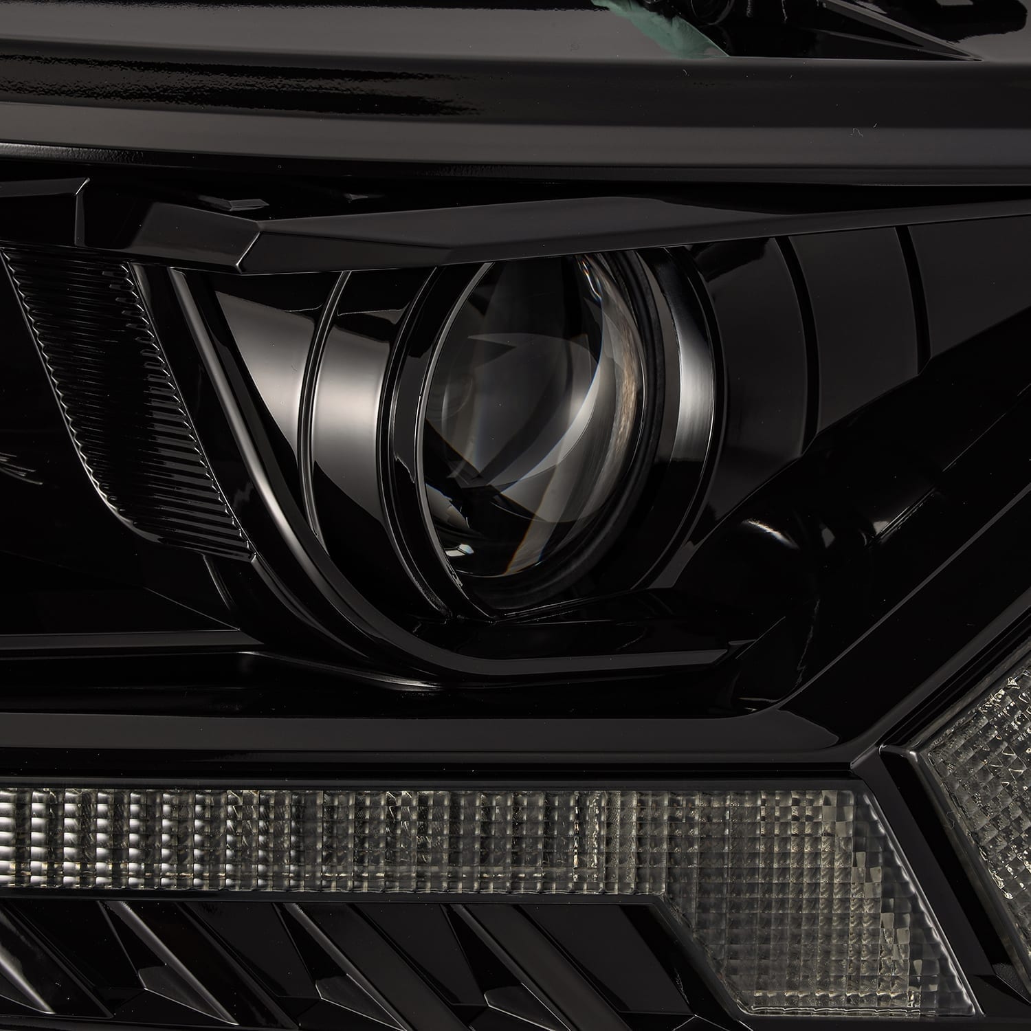 2019-23 Ford Ranger AlphaRex PRO-Series Halogen Projector Headlights Alpha-Black