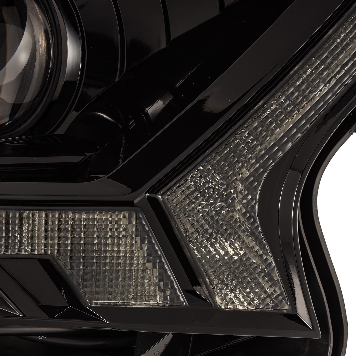 AlphaRex PRO-Series Halogen Projector Headlights Alpha-Black - Ranger