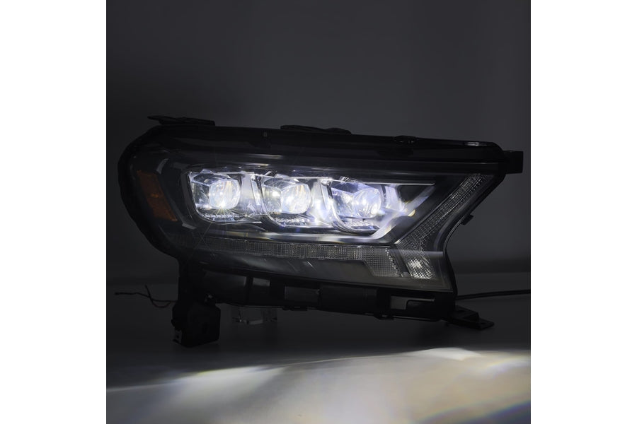 AlphaRex NOVA Series LED Projector Headlights, Alpha Black - Ford Ranger 19-22